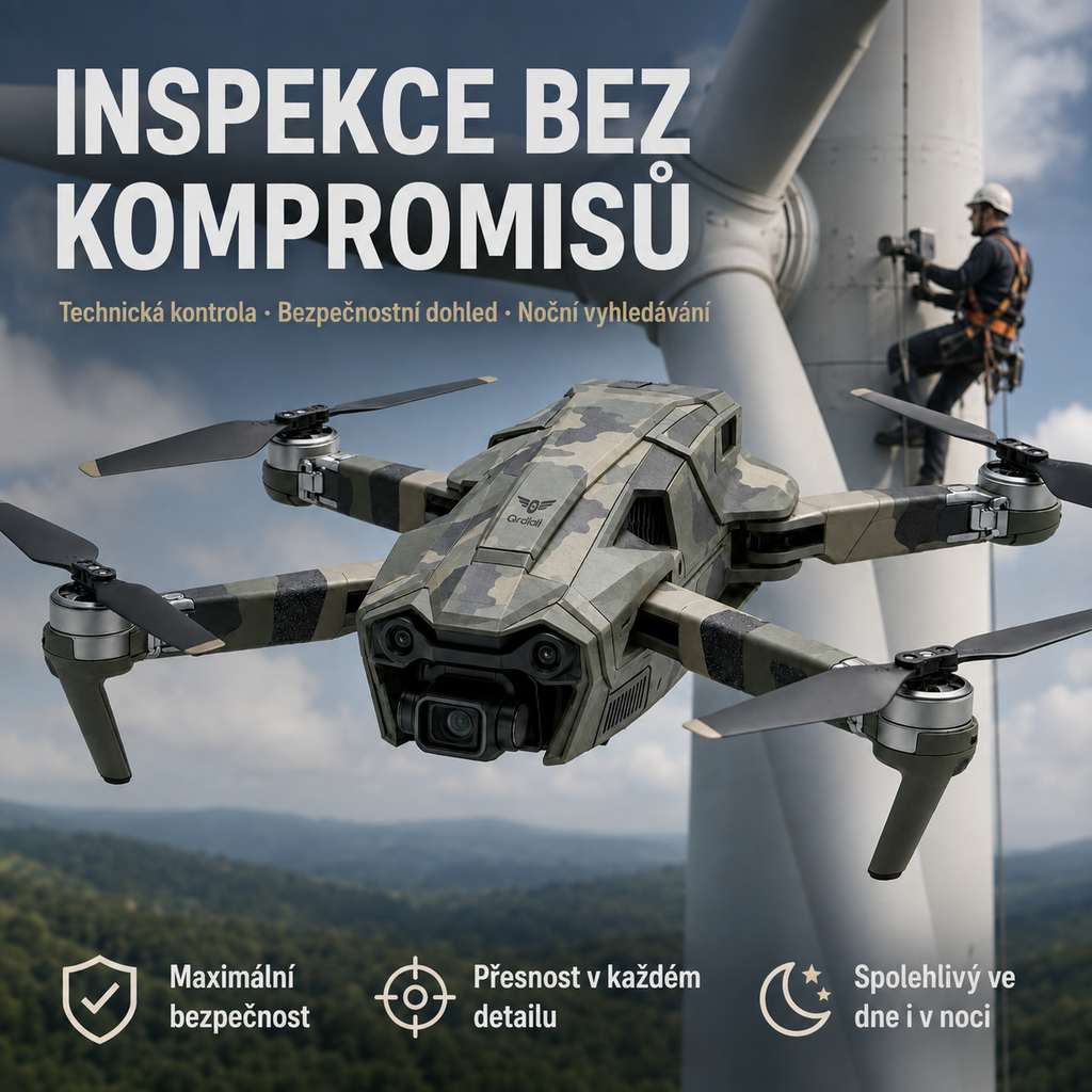 Qrdldl NQ-4T – Profesionální inspekční dron s termovizí a 4K kamerou